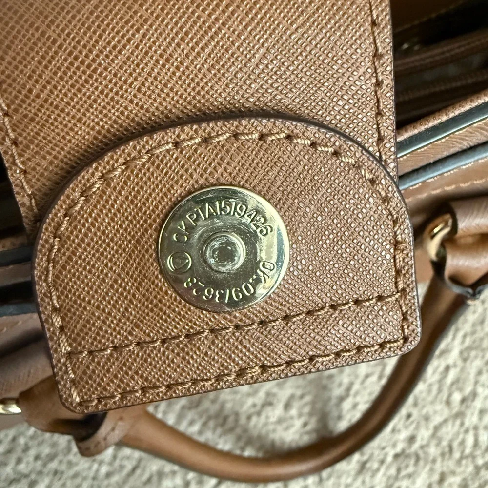 Michael Kors Tan Leather Satchel